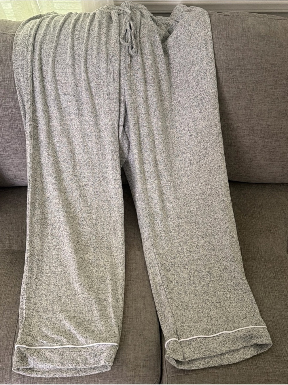 Cozy Heather Gray Lounge Pants by Avenue